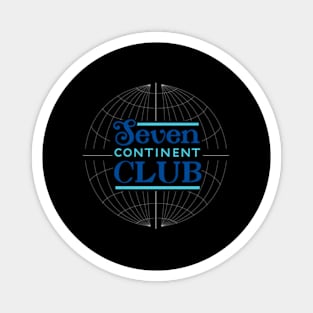 Seven Continent Club E Magnet